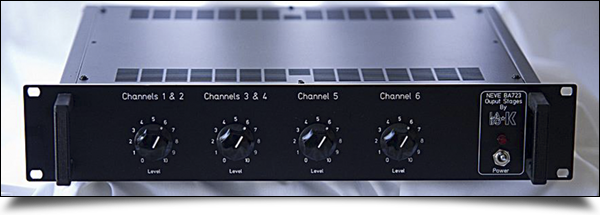 Rack Neve BA723 Output Stages by Labo ★ K Effects